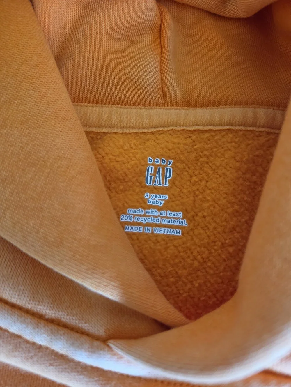 Gap Orange Vintage Soft Shorts And Hoodie